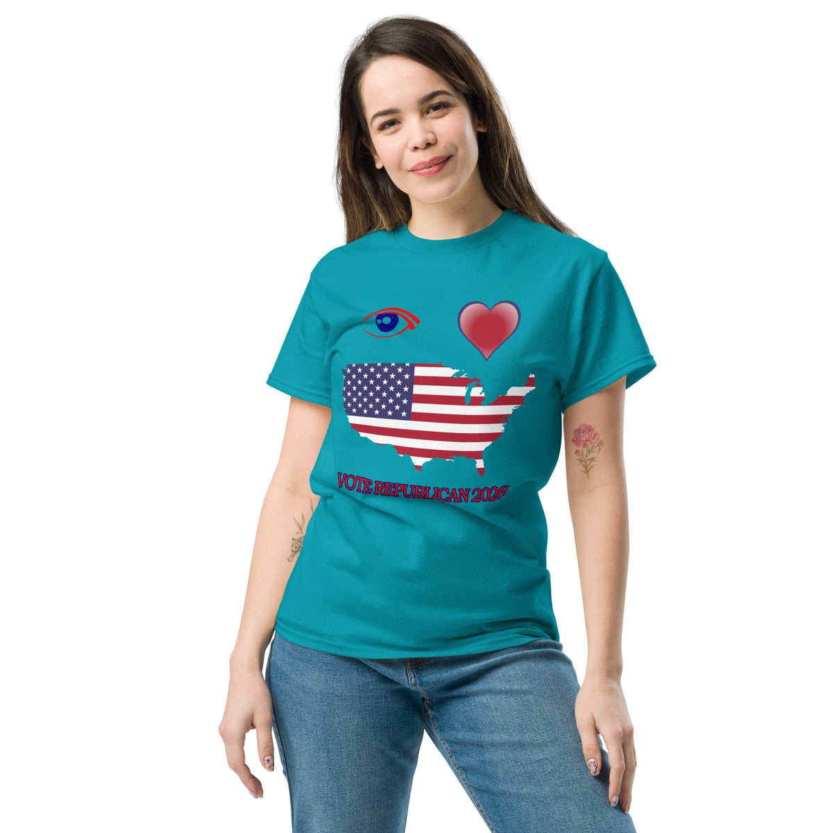 Unisex I Love America Tee