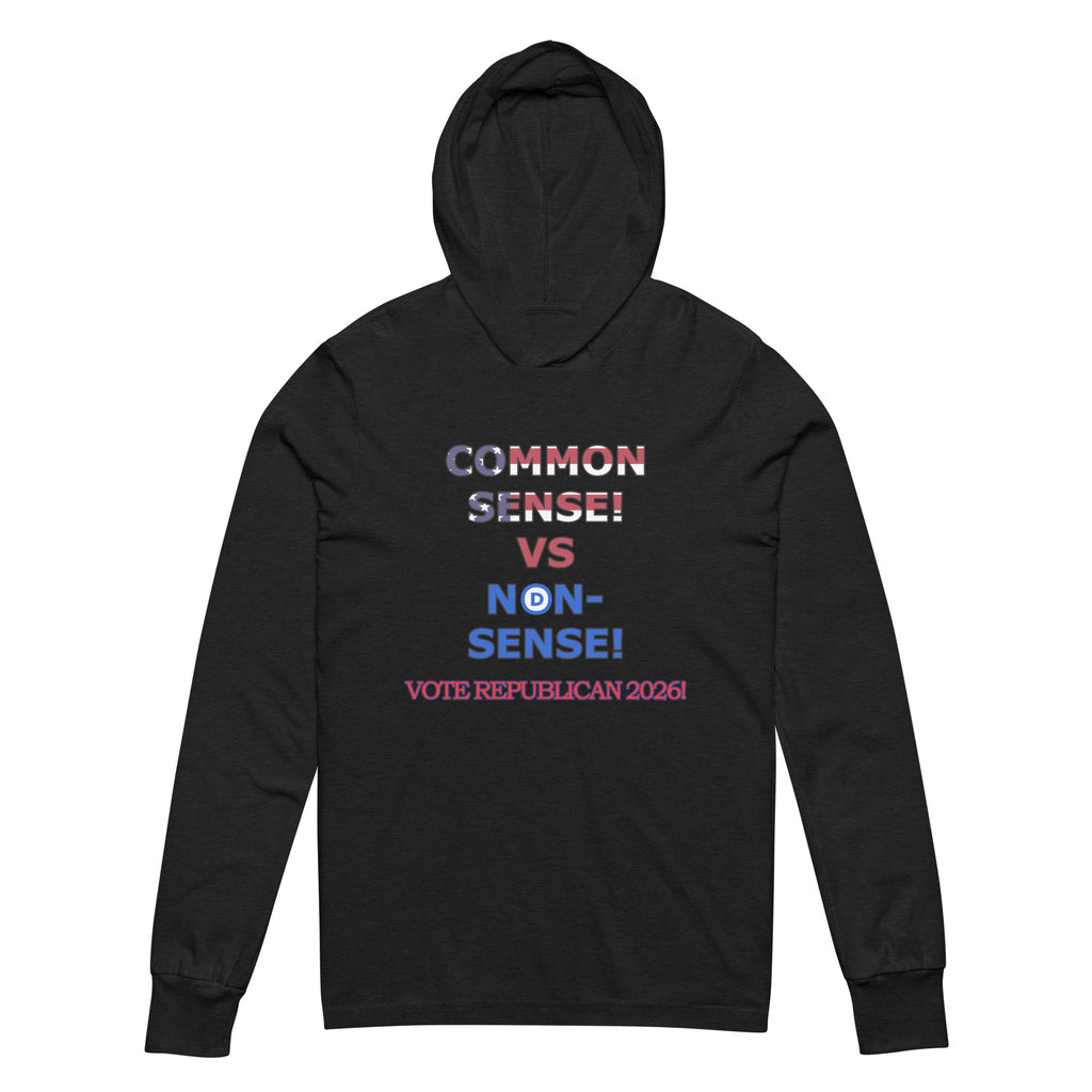 Hooded Long Sleeve Common Sense Tee