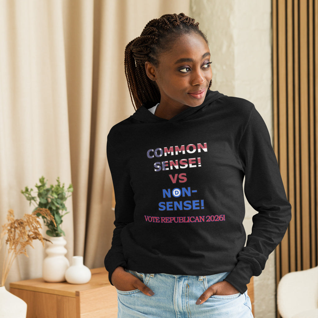 Hooded Long Sleeve Common Sense Tee