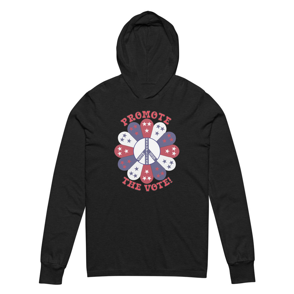 Hooded Long Sleeve Promote Tee