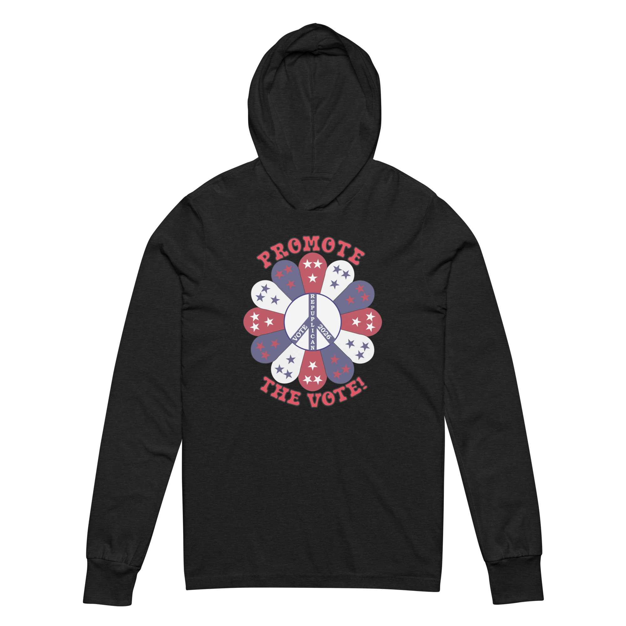 Hooded Long Sleeve Promote Tee