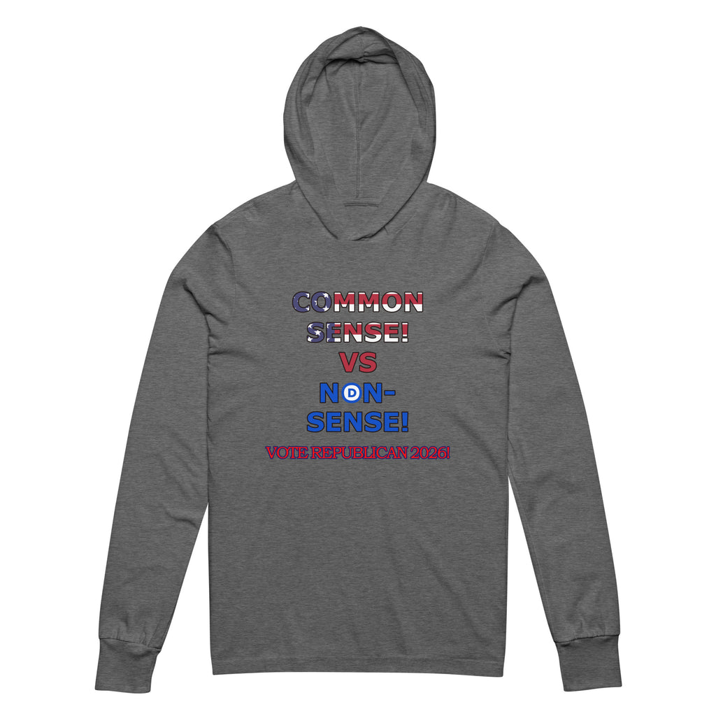 Hooded Long Sleeve Common Sense Tee