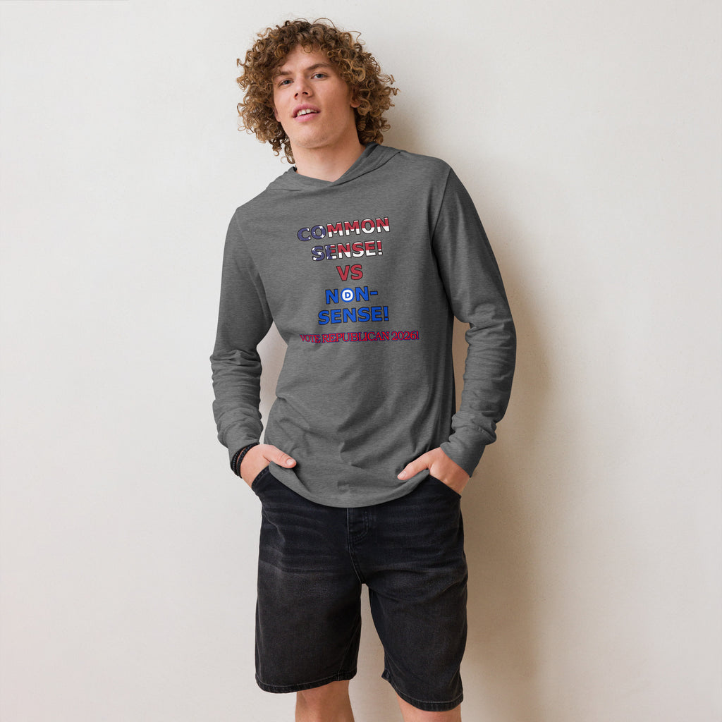 Hooded Long Sleeve Common Sense Tee