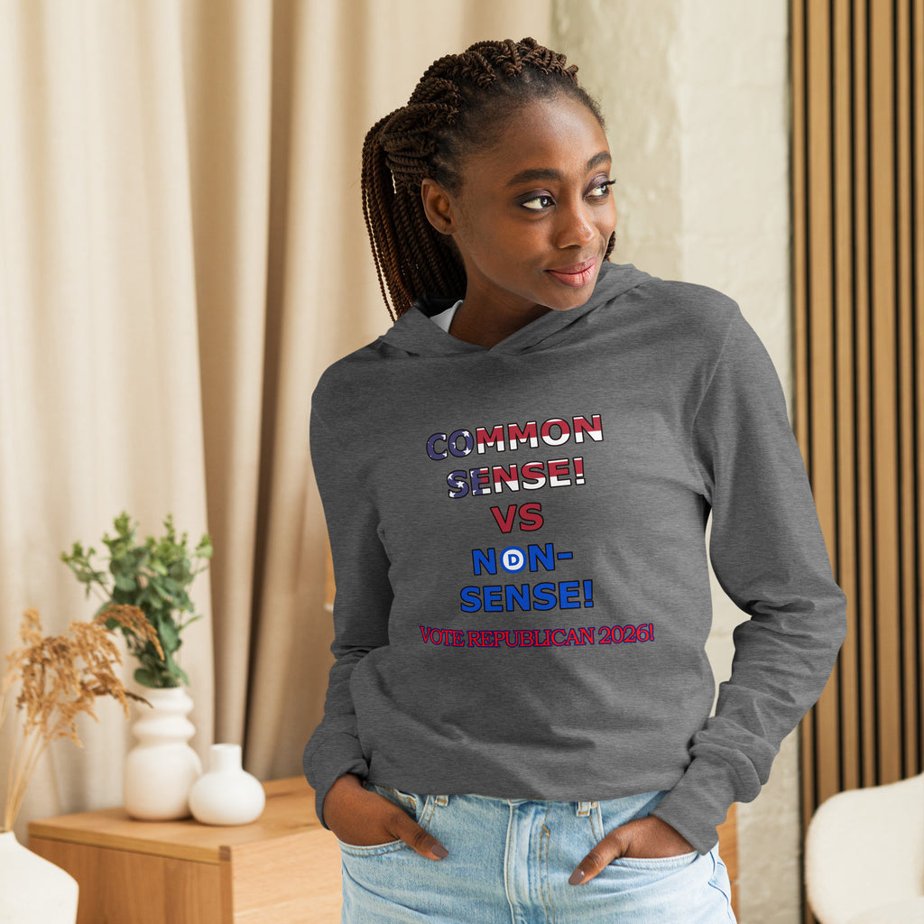 Hooded Long Sleeve Common Sense Tee
