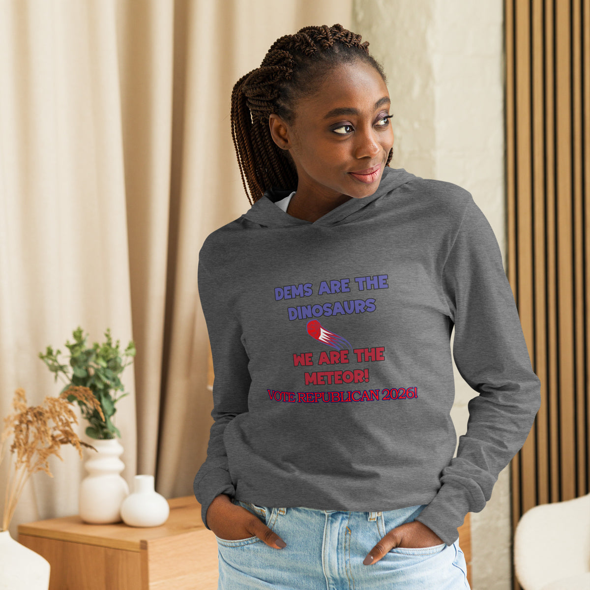 Hooded Long Sleeve Meteor Tee