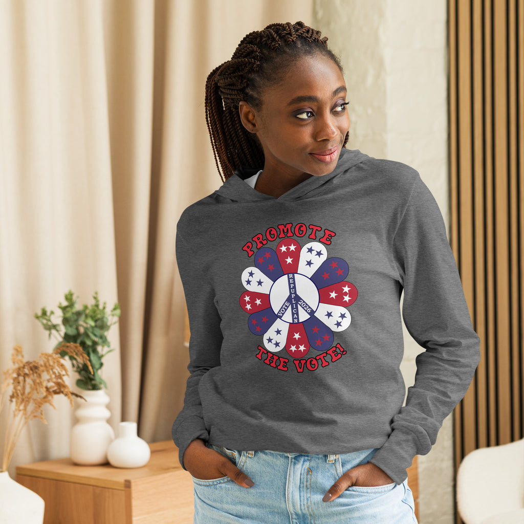 Hooded Long Sleeve Promote Tee
