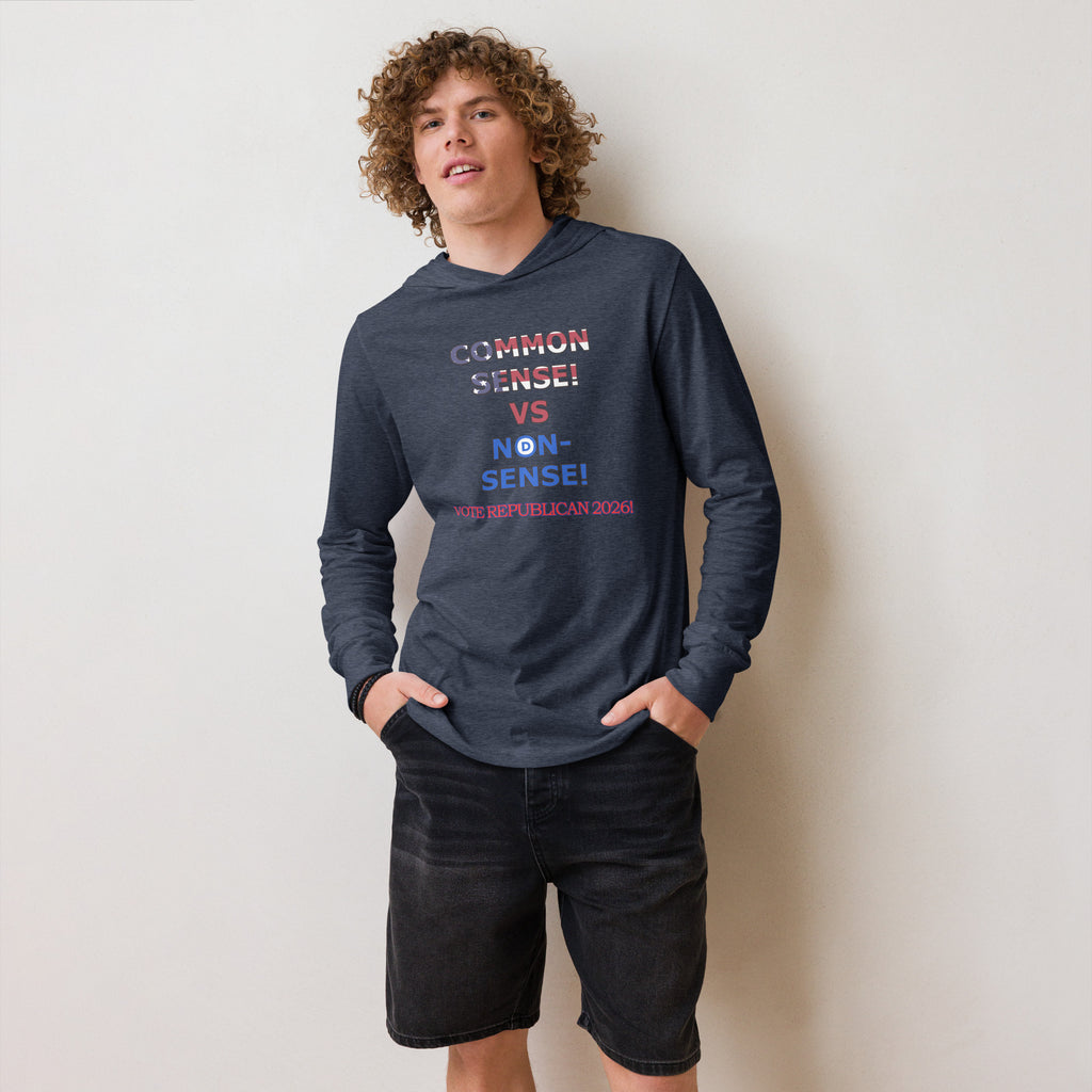 Hooded Long Sleeve Common Sense Tee