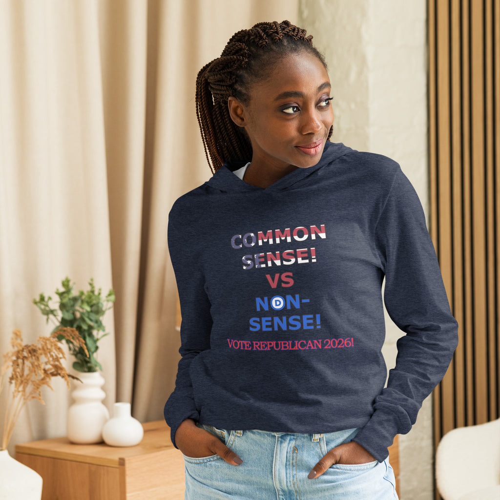 Hooded Long Sleeve Common Sense Tee