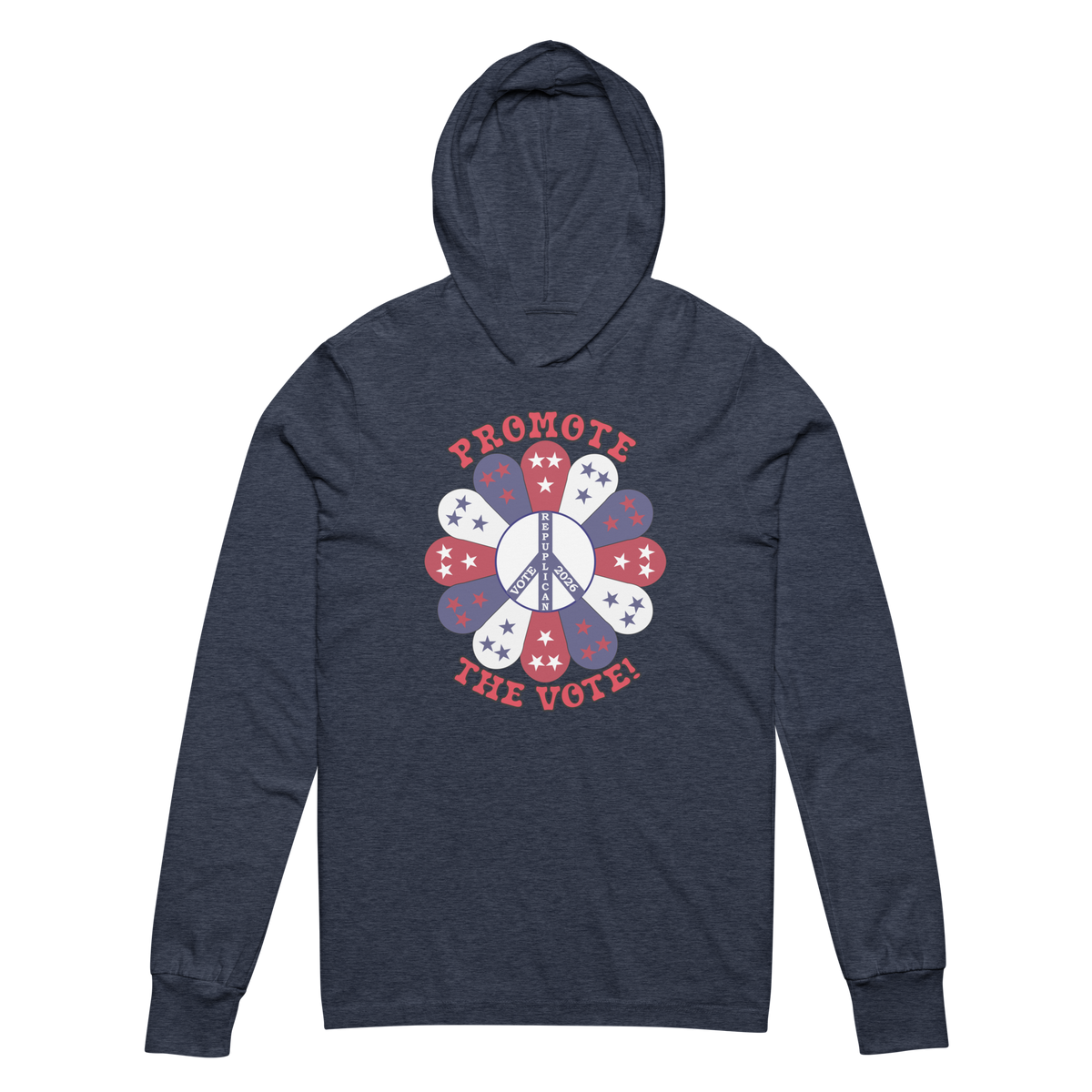 Hooded Long Sleeve Promote Tee