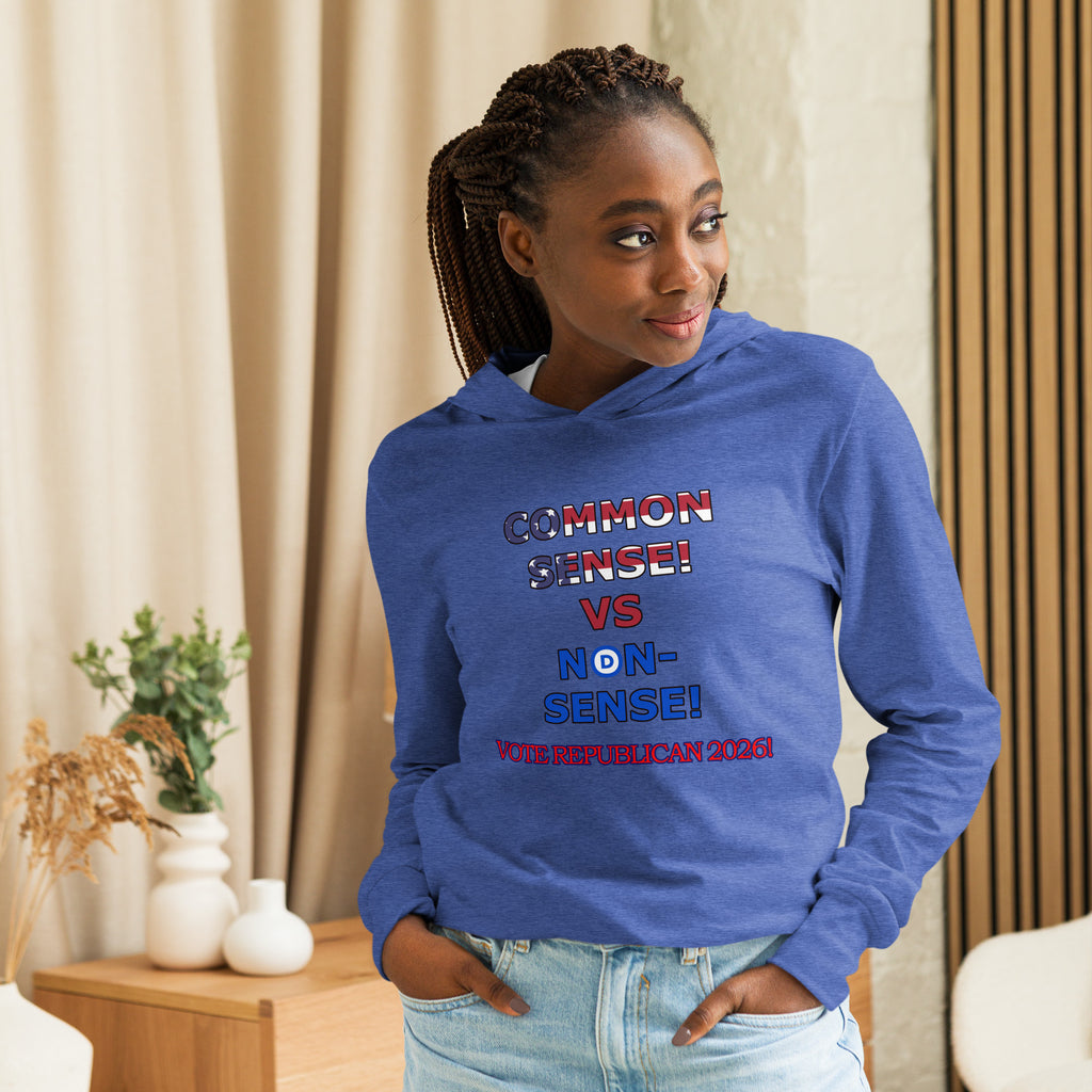 Hooded Long Sleeve Common Sense Tee