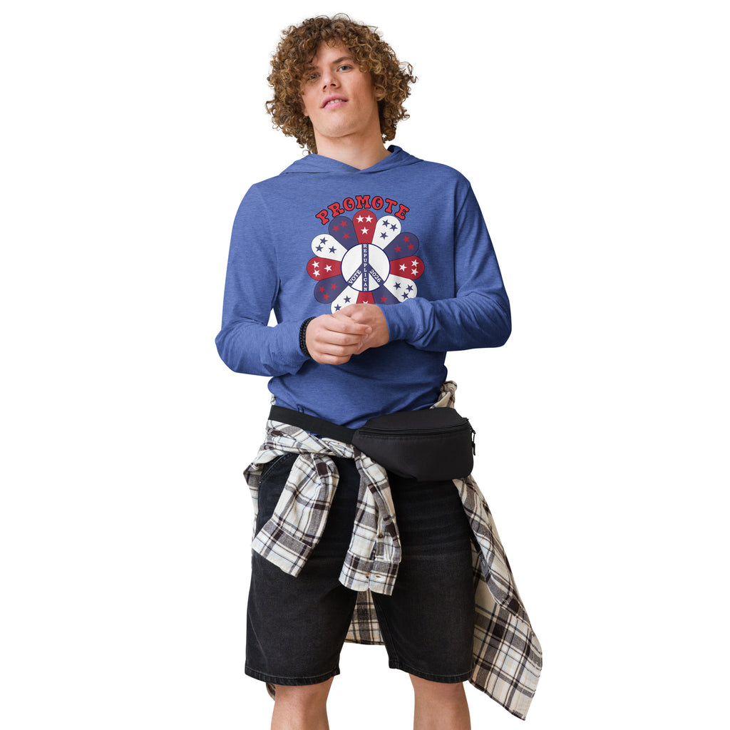 Hooded Long Sleeve Promote Tee