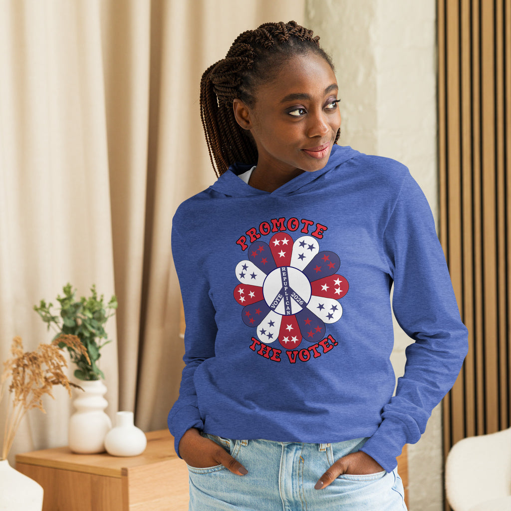 Hooded Long Sleeve Promote Tee