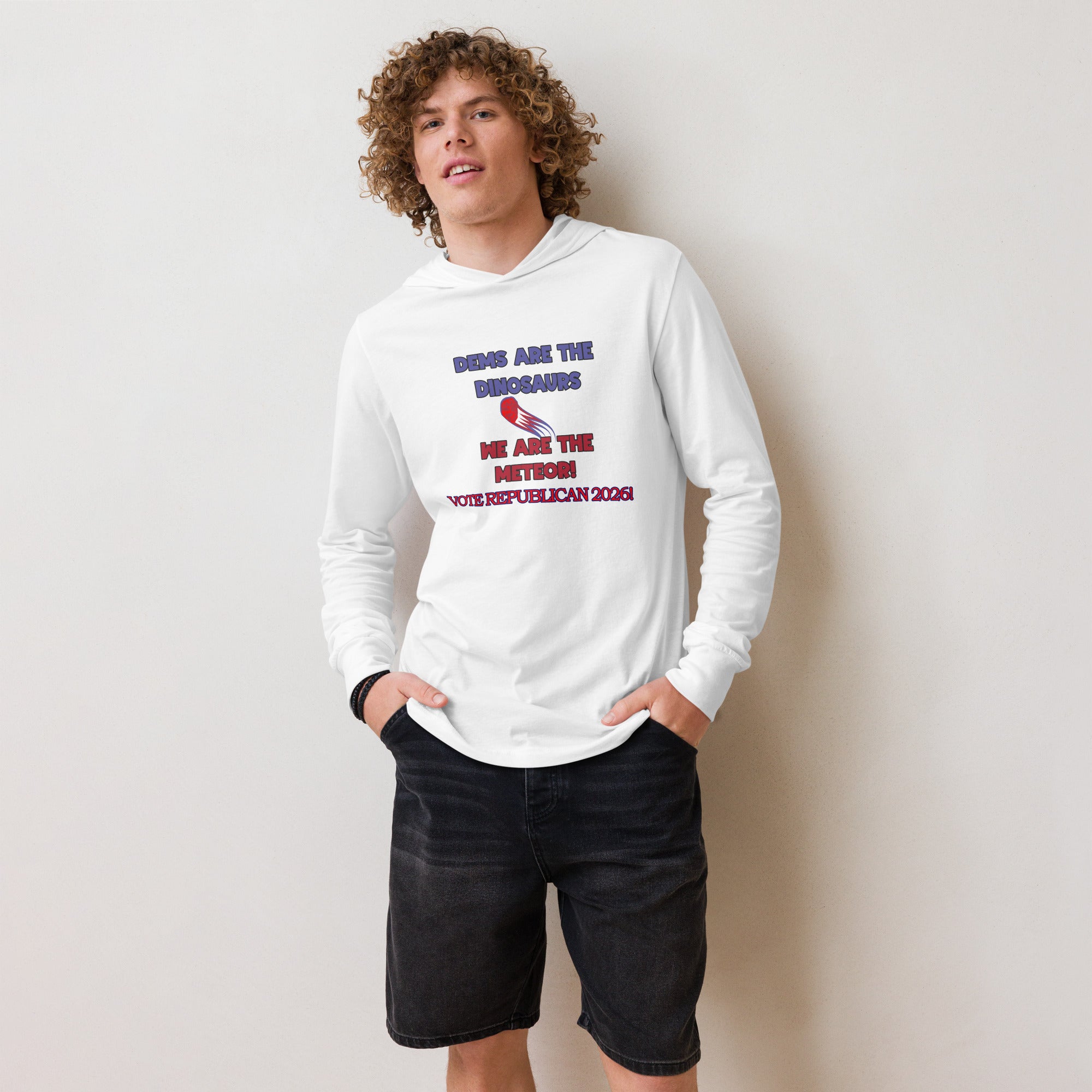 Hooded Long Sleeve Meteor Tee