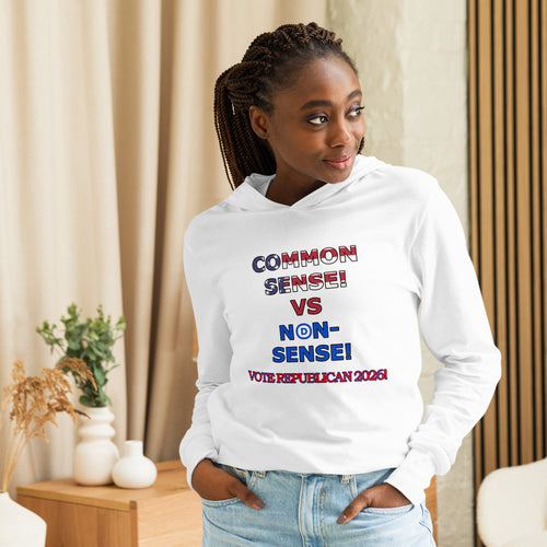 Hooded Long Sleeve Common Sense Tee