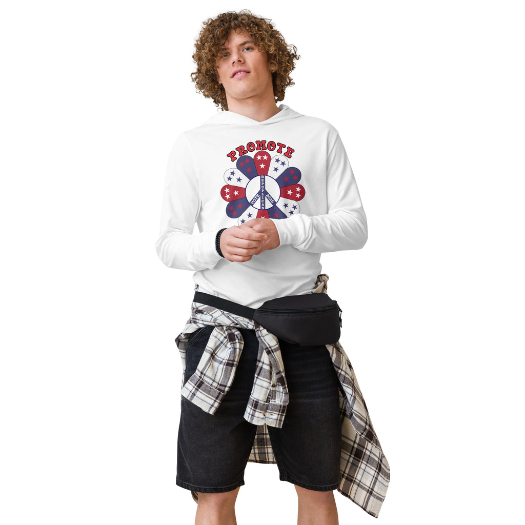 Hooded Long Sleeve Promote Tee