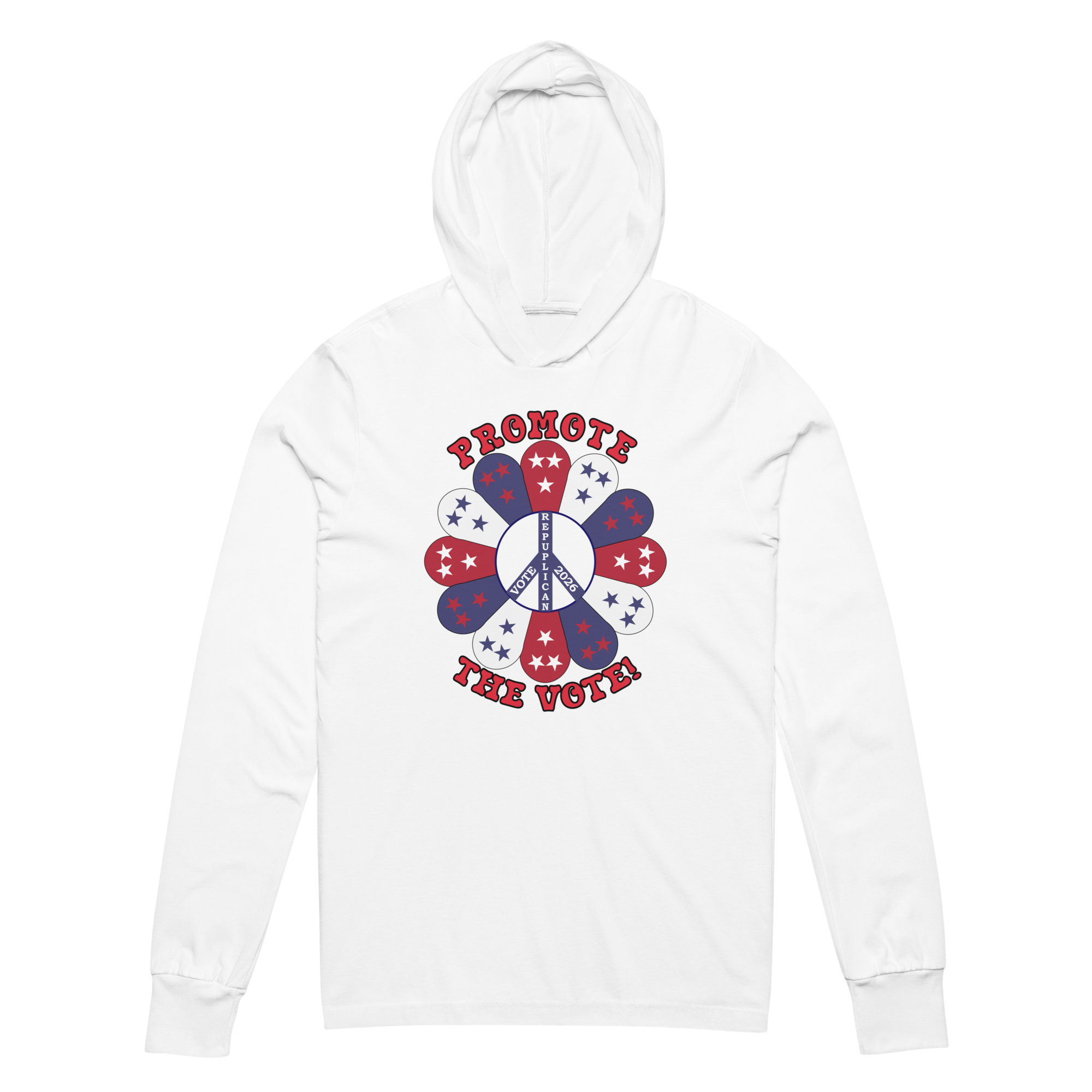 Hooded Long Sleeve Promote Tee