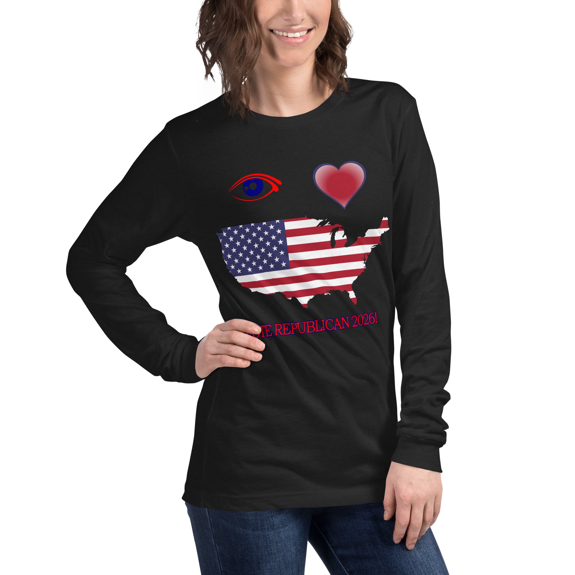 I Love America Long Sleeve Tee