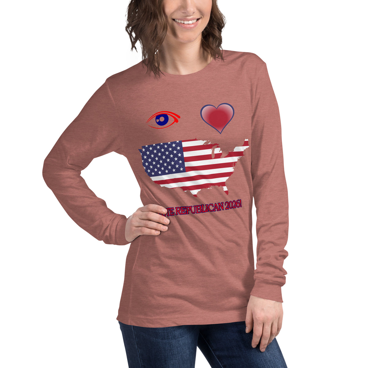 I Love America Long Sleeve Tee