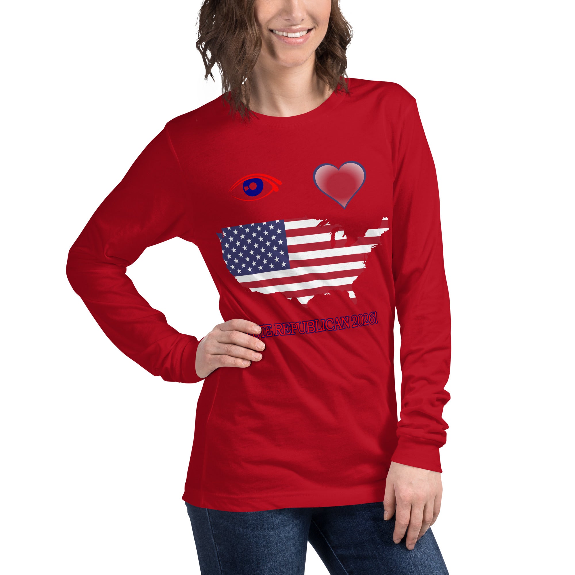 I Love America Long Sleeve Tee