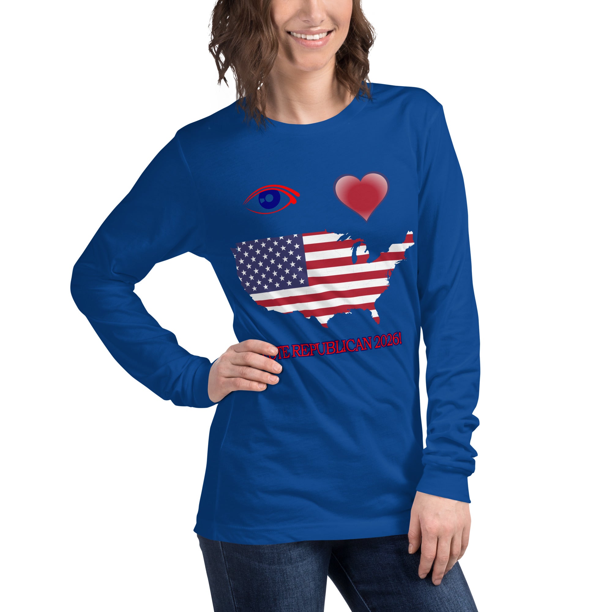 I Love America Long Sleeve Tee