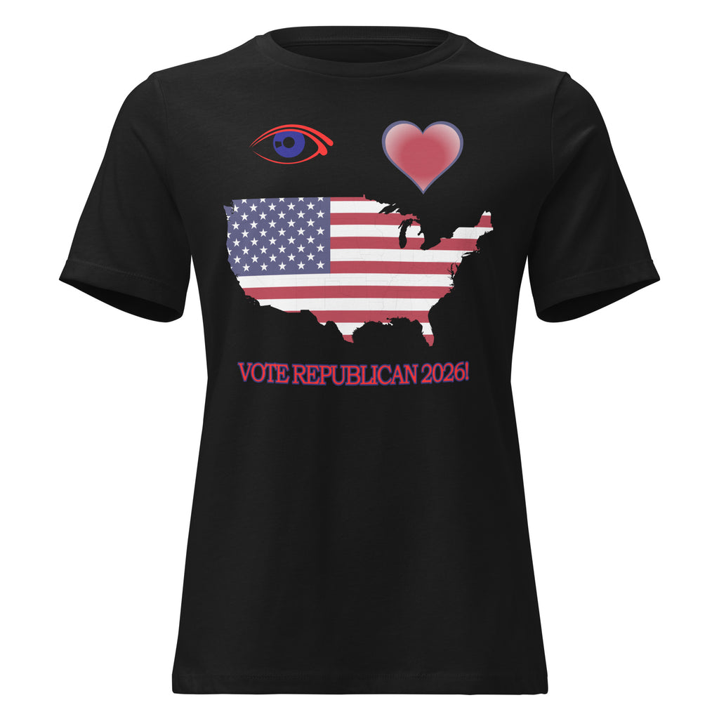 Women's Relaxed I Love America Tee