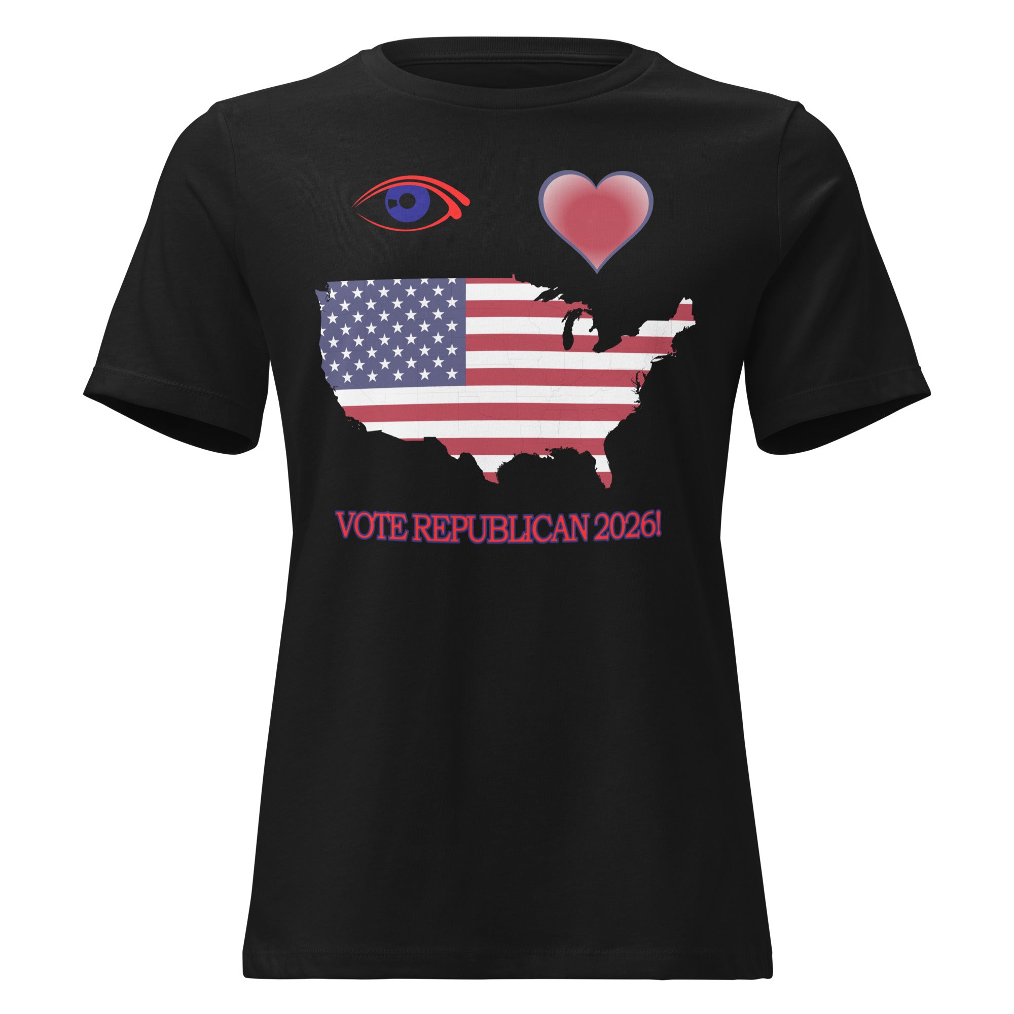 Women's Relaxed I Love America Tee