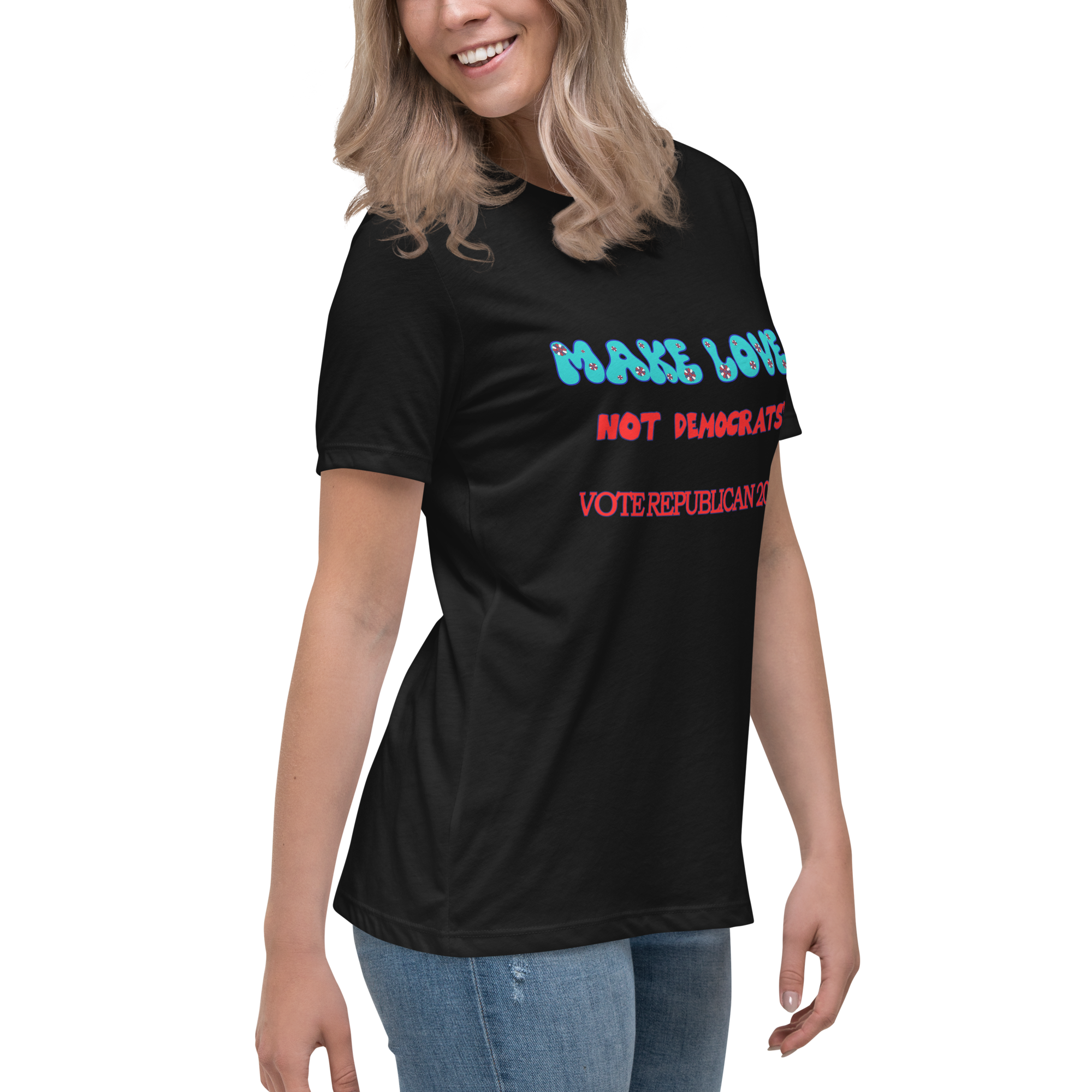 Women's Relaxed Make Love Tee