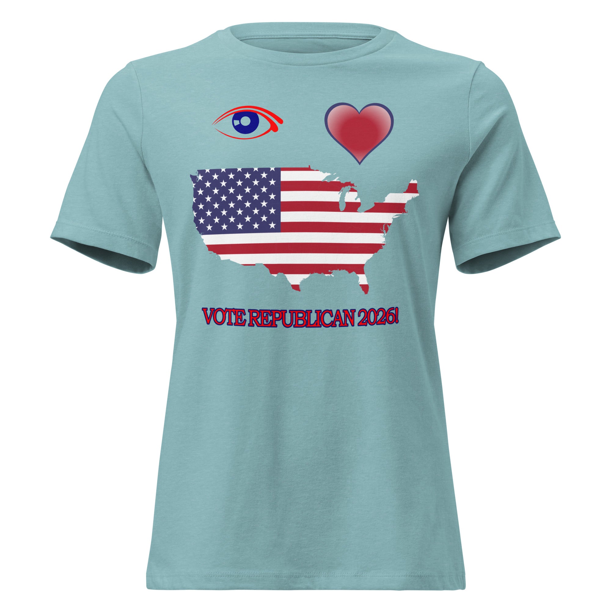 Women's Relaxed I Love America Tee