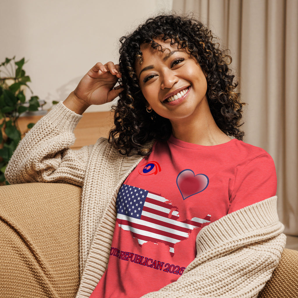 Women's Relaxed I Love America Tee