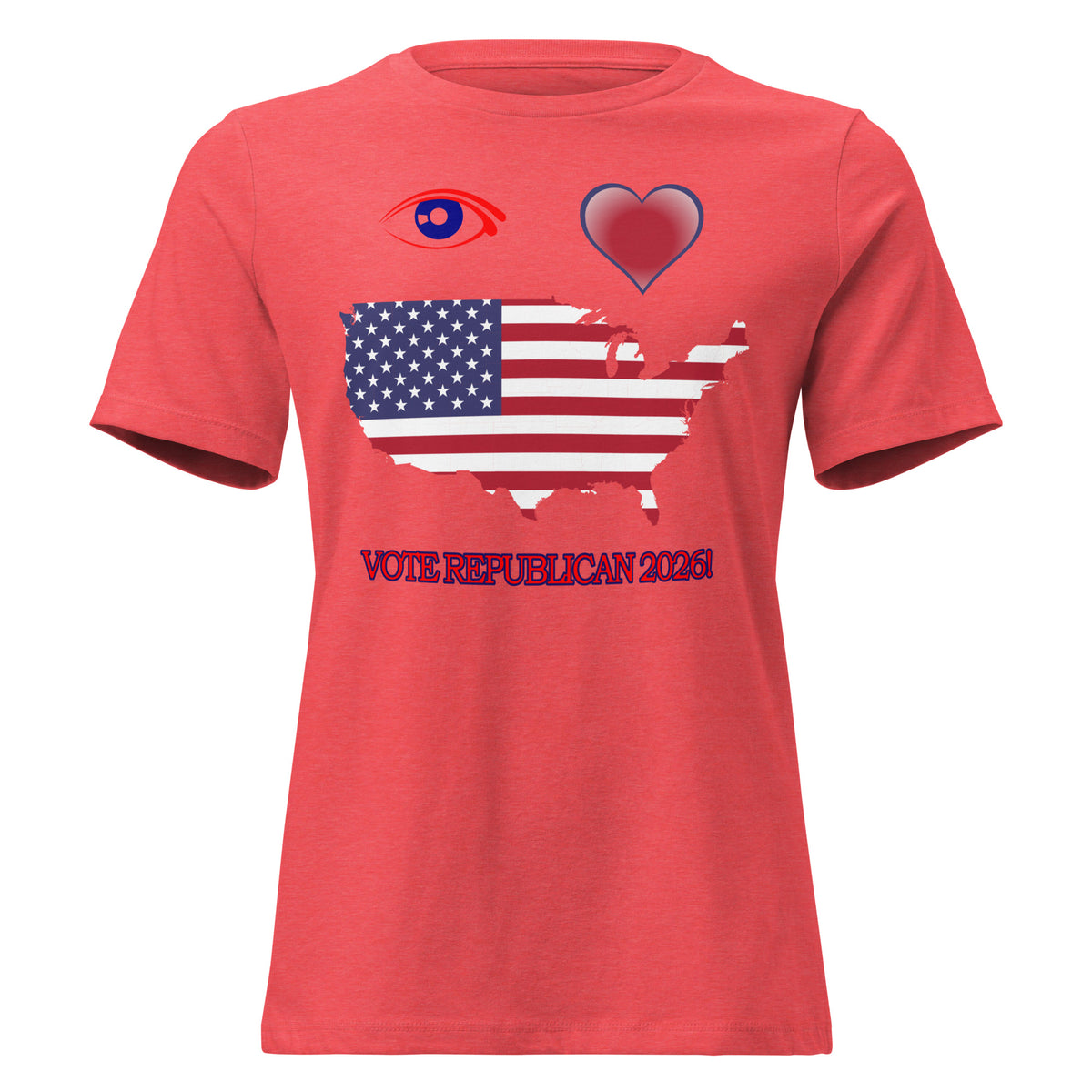 Women's Relaxed I Love America Tee