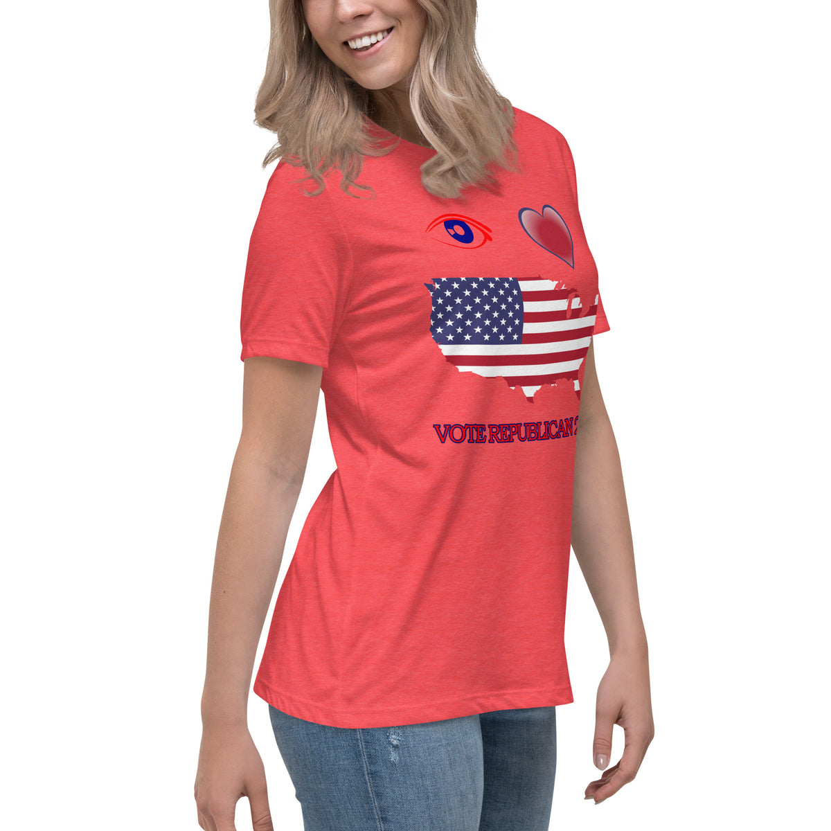 Women's Relaxed I Love America Tee