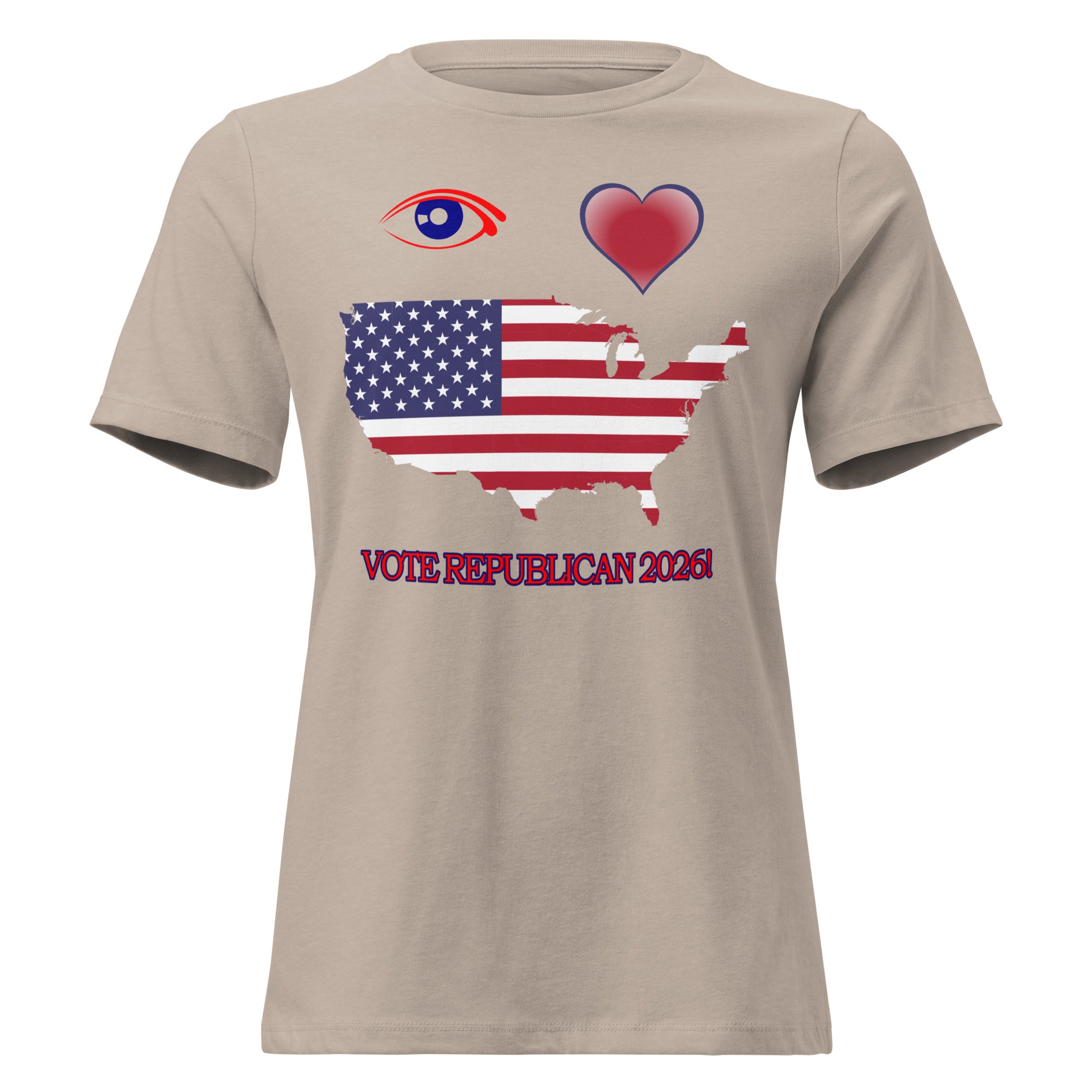 Women's Relaxed I Love America Tee