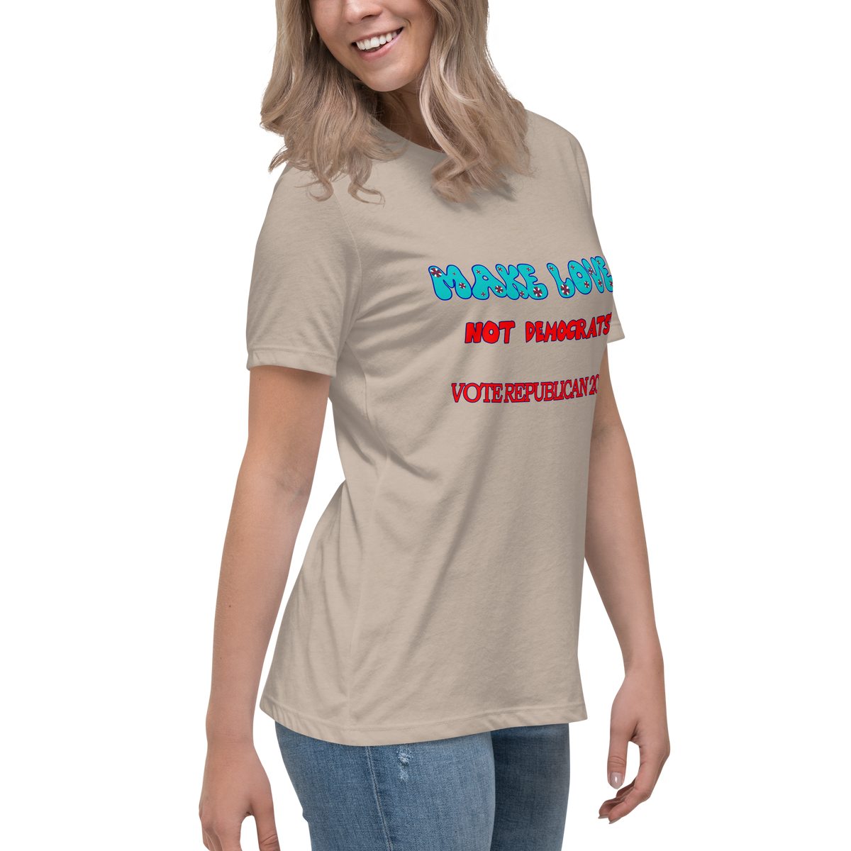 Women's Relaxed Make Love Tee