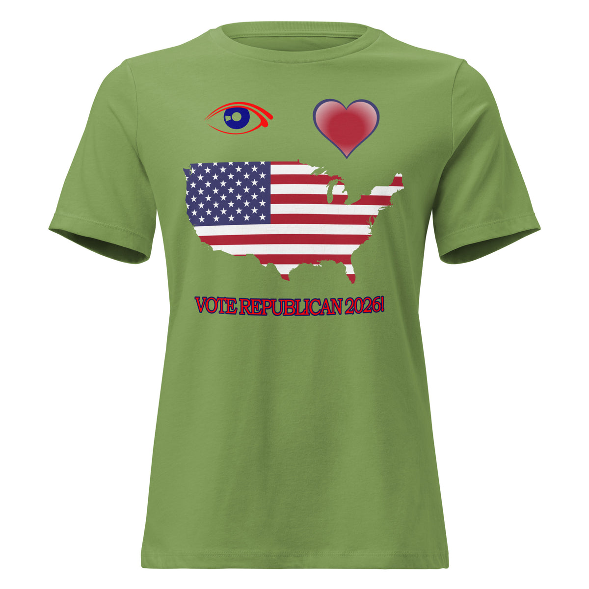 Women's Relaxed I Love America Tee