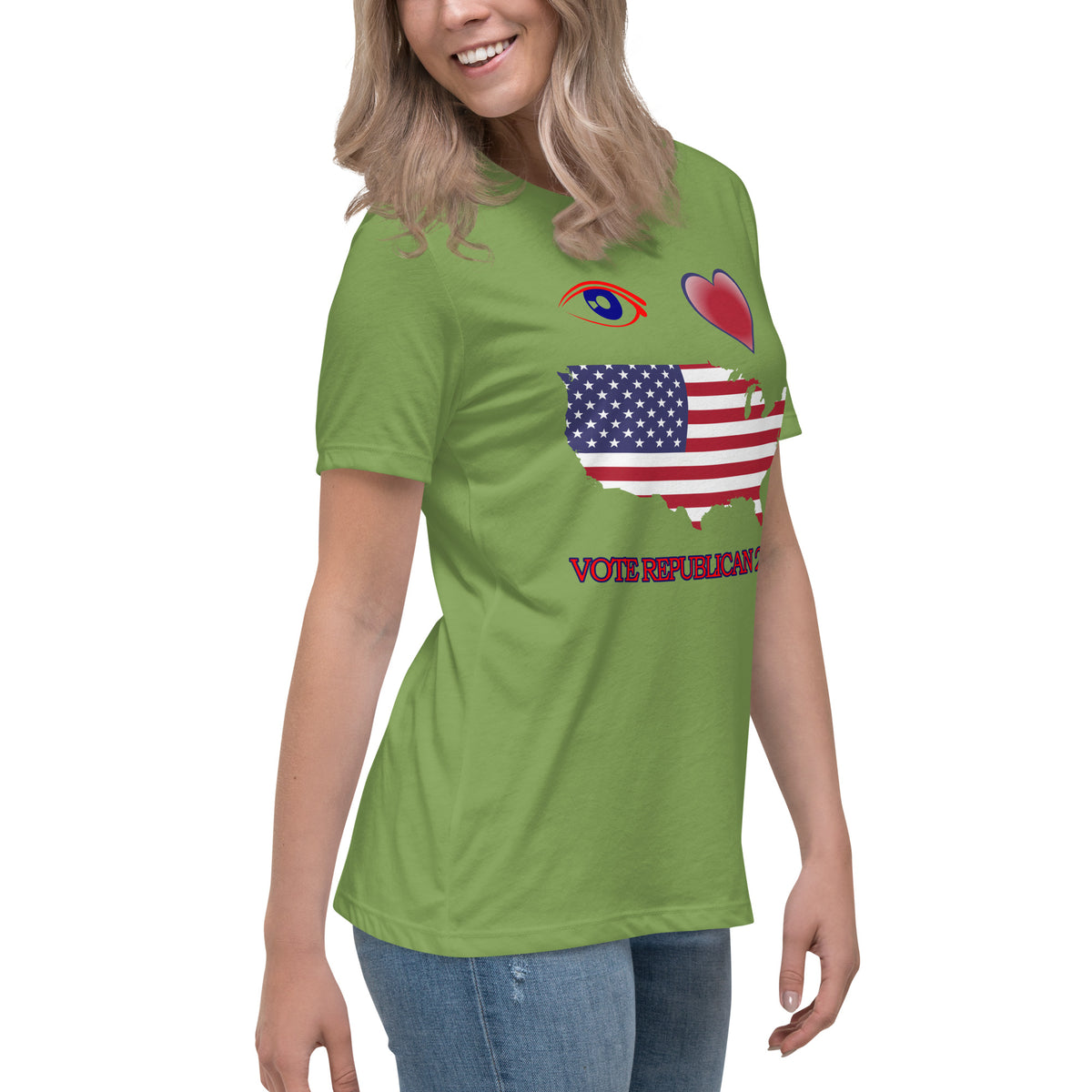 Women's Relaxed I Love America Tee