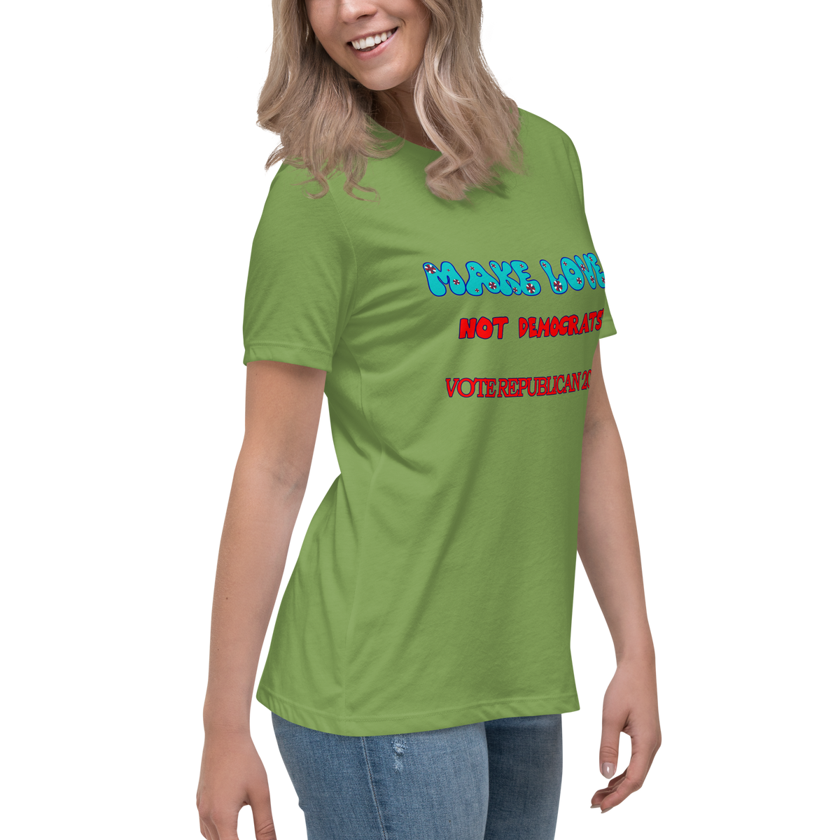 Women's Relaxed Make Love Tee