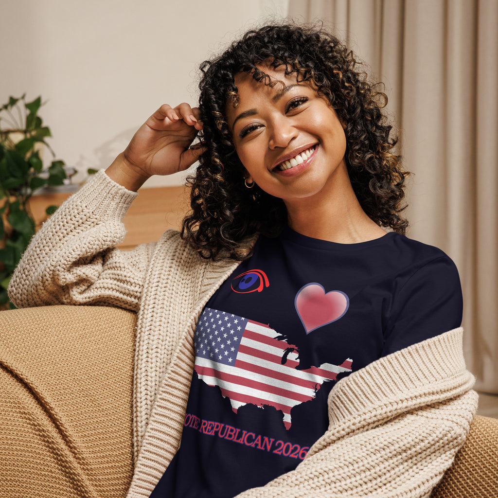 Women's Relaxed I Love America Tee