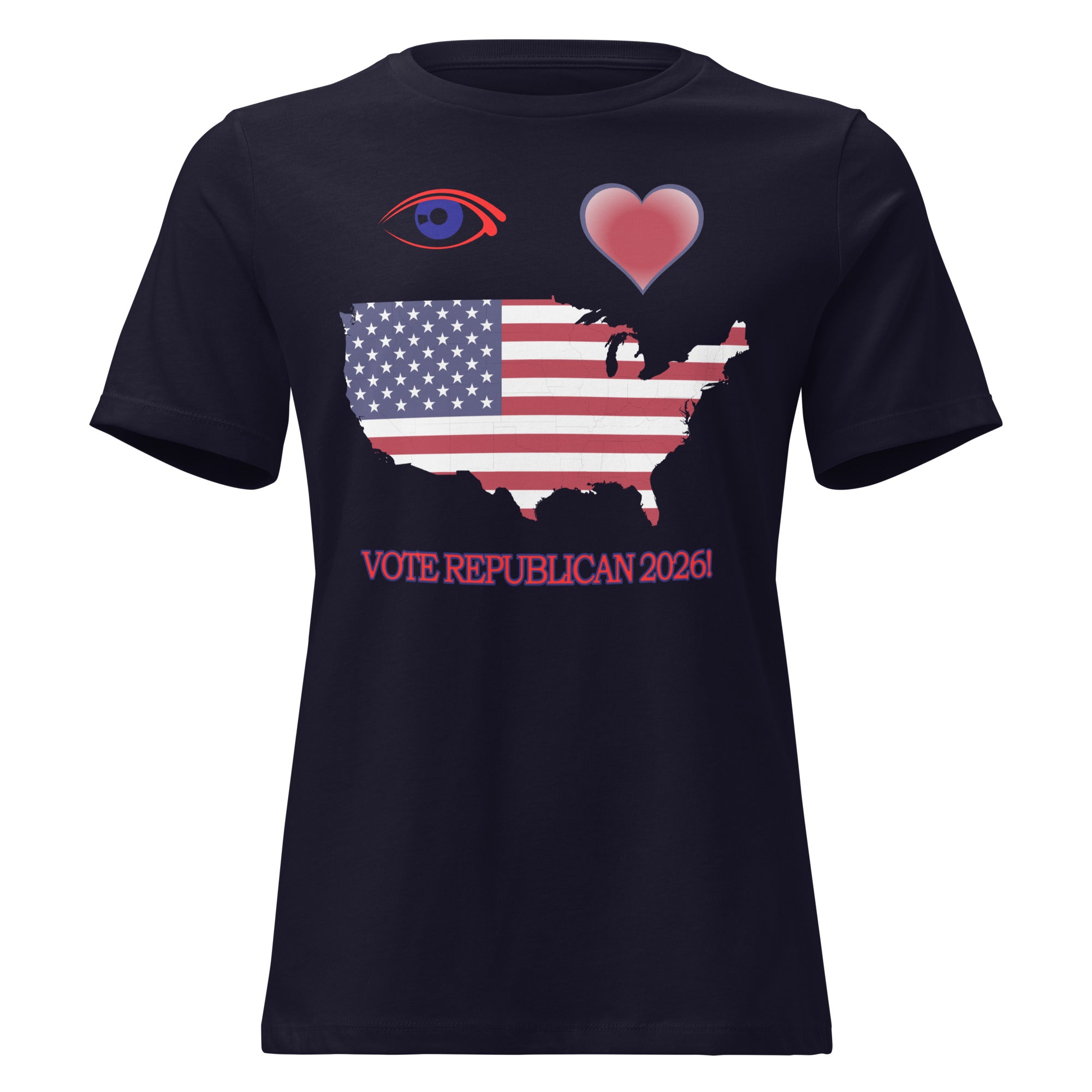 Women's Relaxed I Love America Tee