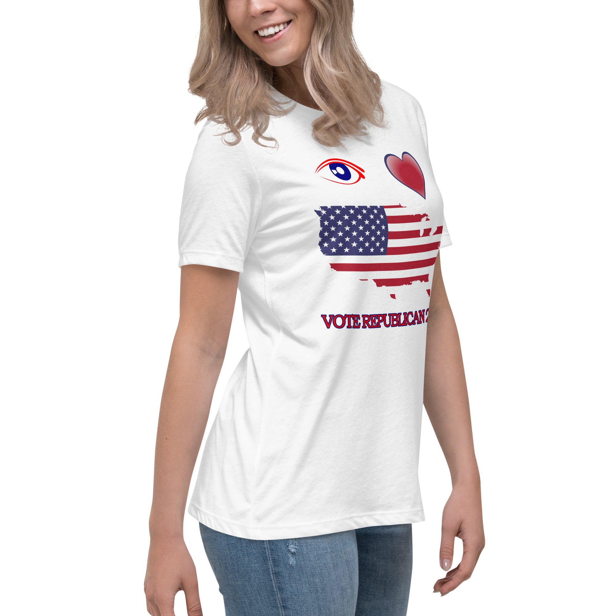 Women's Relaxed I Love America Tee