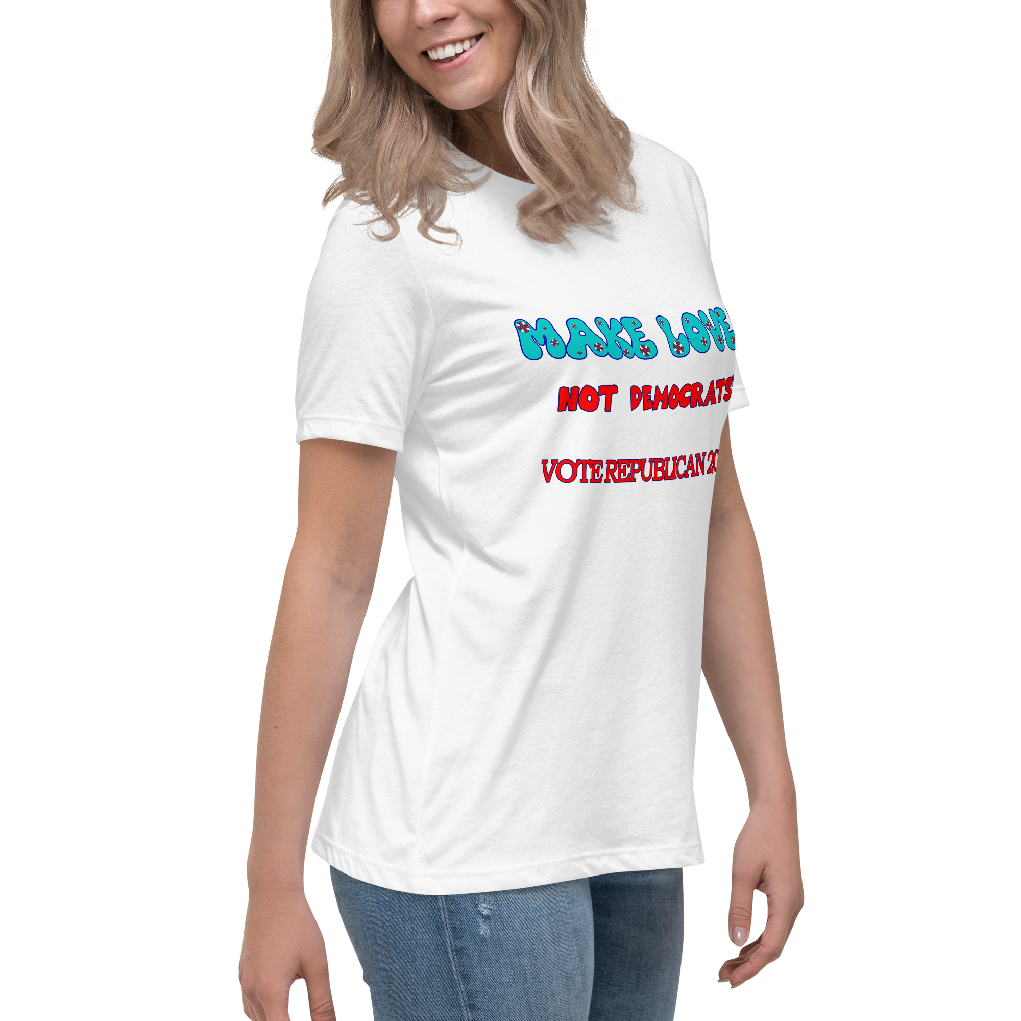 Women's Relaxed Make Love Tee
